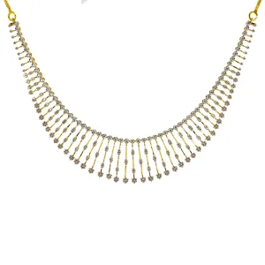 18K Yellow Gold & 2.51 ct Diamond Necklace (26 grams)