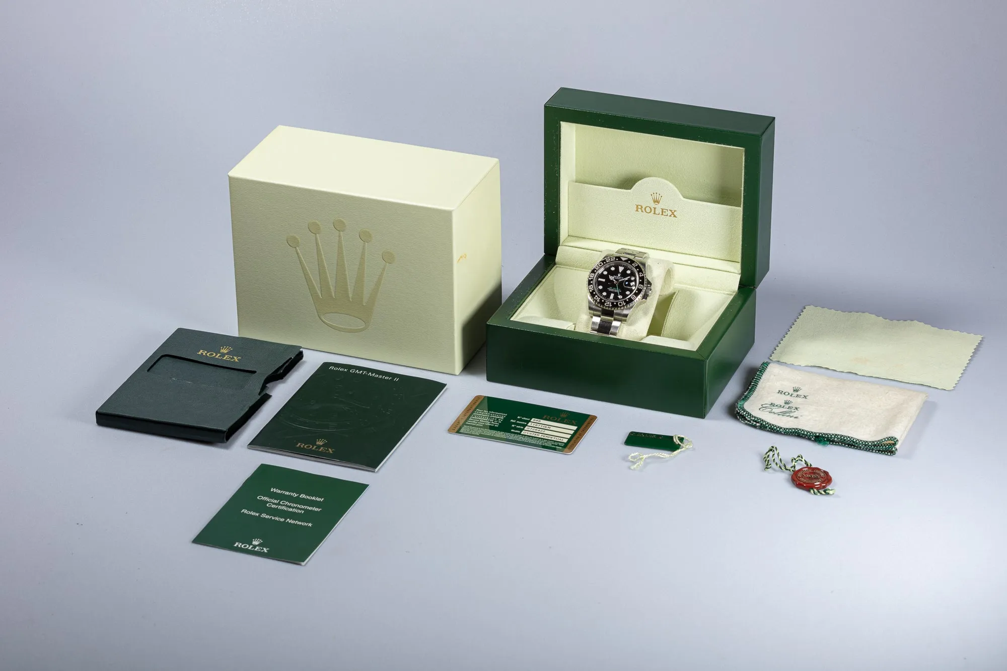 2012 Rolex GMT-Master II 116710LN Black Bezel with Box & Card