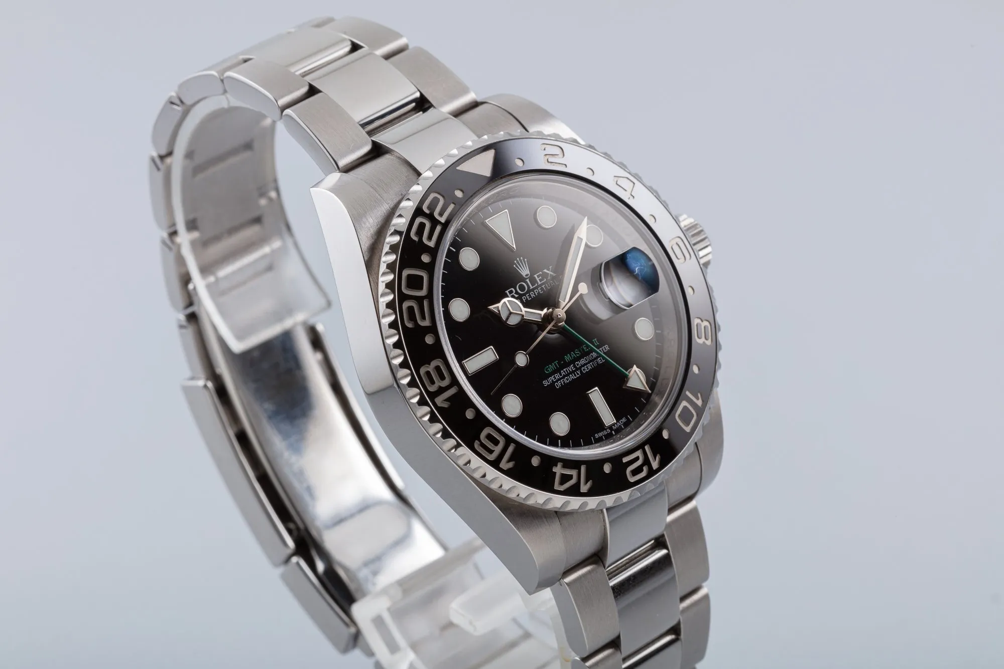 2012 Rolex GMT-Master II 116710LN Black Bezel with Box & Card