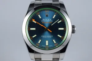 2016 Rolex Milgauss 116400GV with Box and Papers