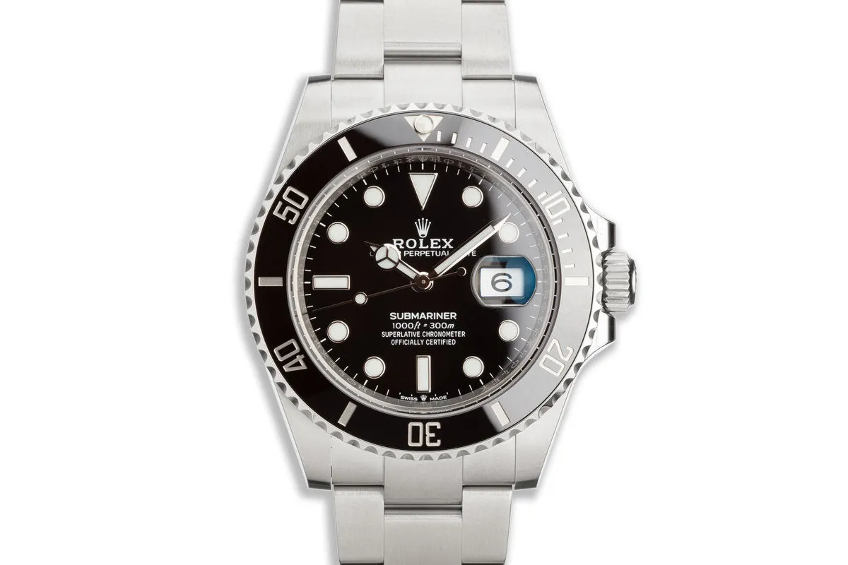 2021 41mm Rolex Submariner 126610LN with Box & Card