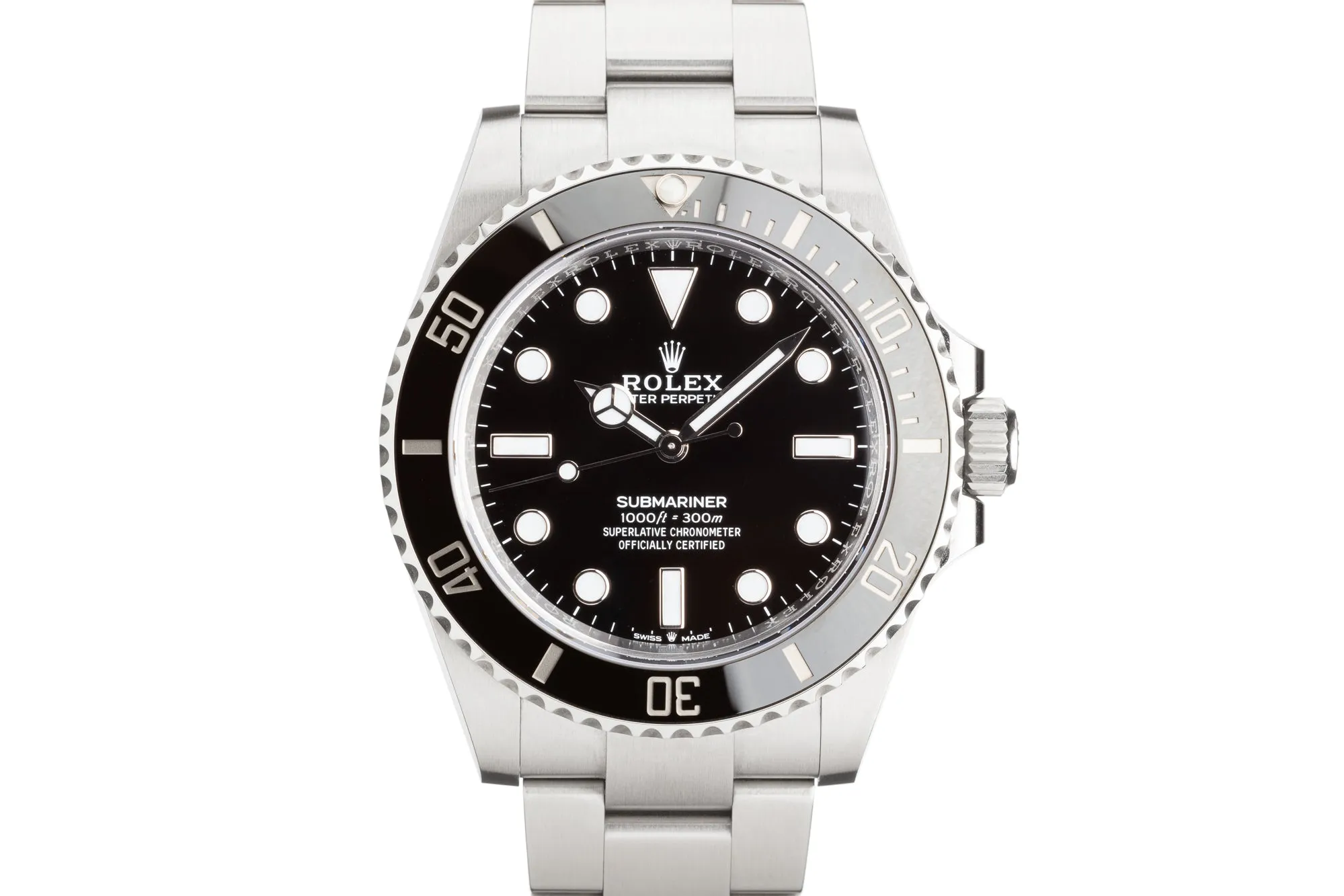 2021 Ceramic Submariner No Date 41mm Box & Card