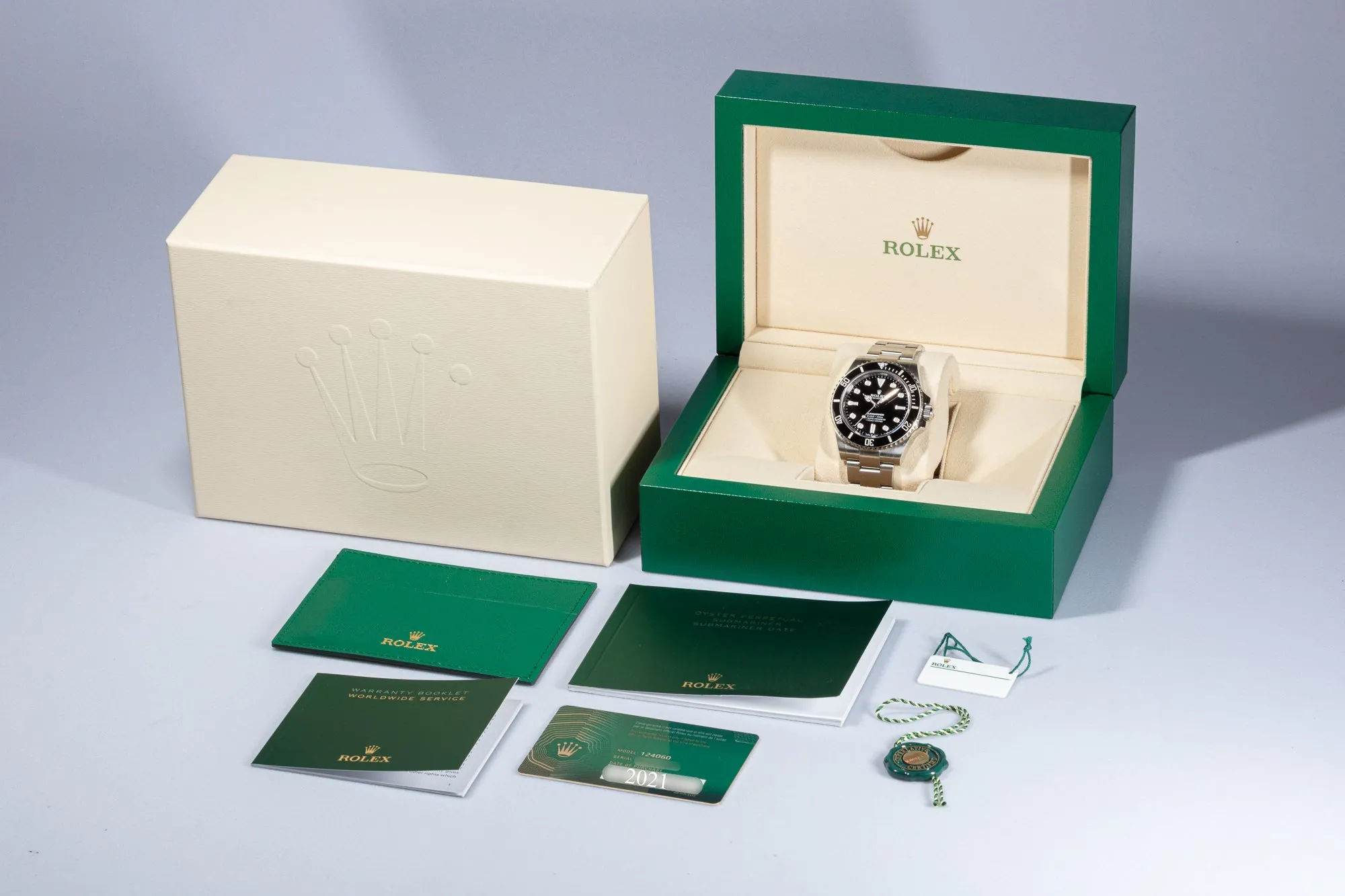 2021 Ceramic Submariner No Date 41mm Box & Card