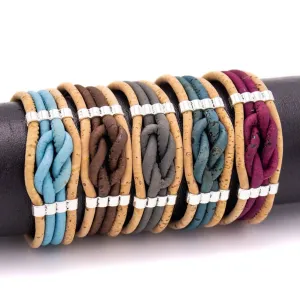 5units Twisted and Knotted Bracelet for Women Br-463-mix-5
