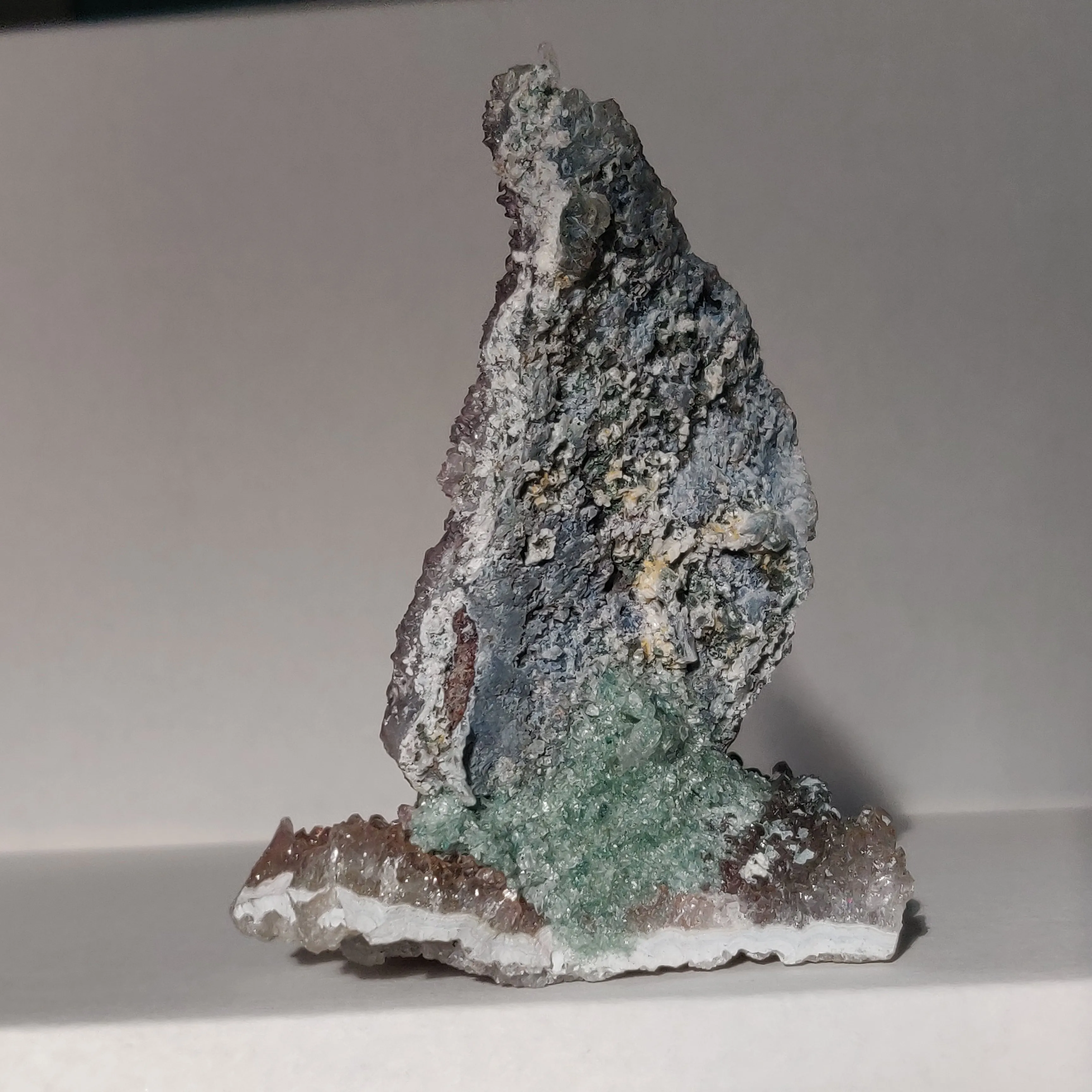 Amethyst & Selenite Sculpture (#7)