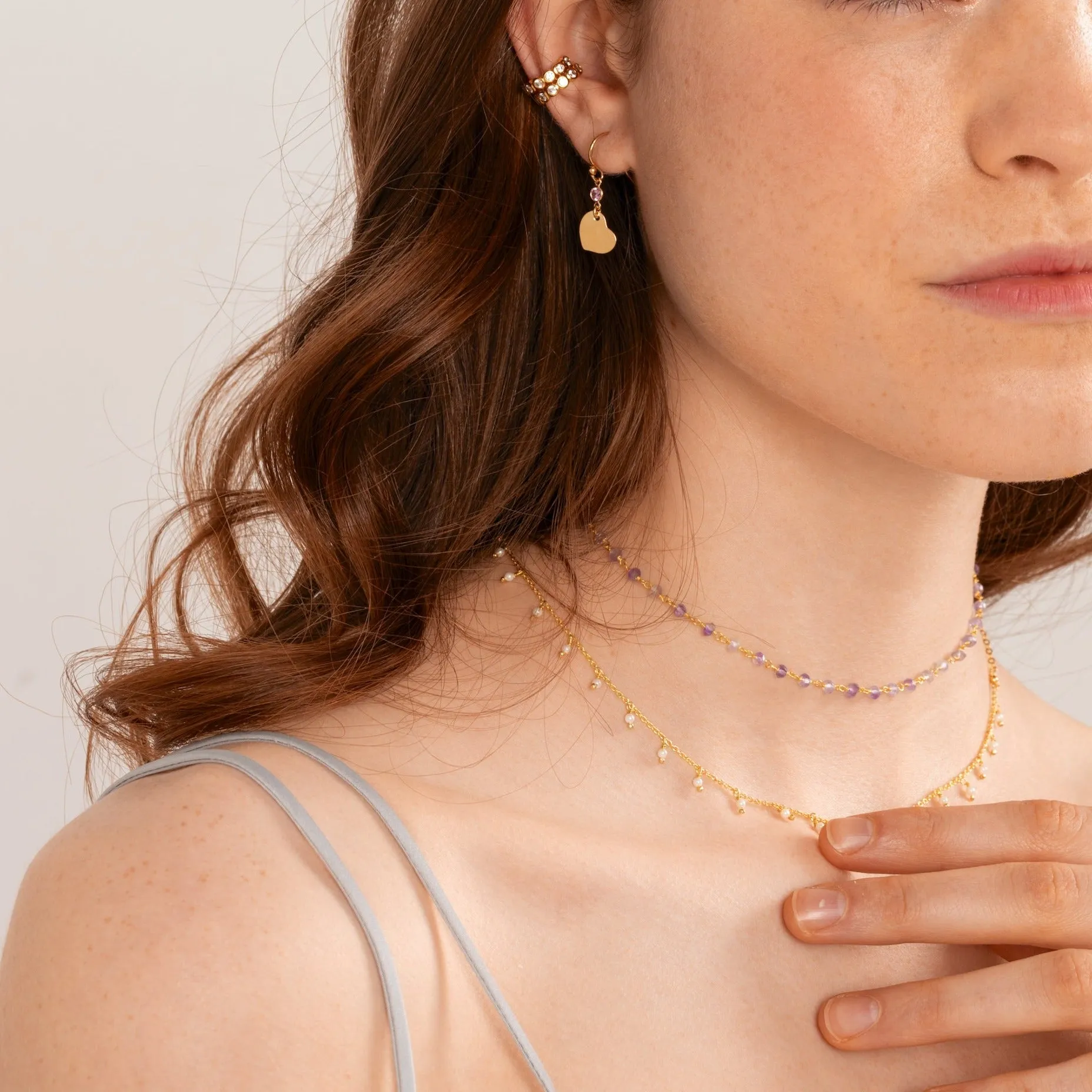 Amethyst Rosary Choker