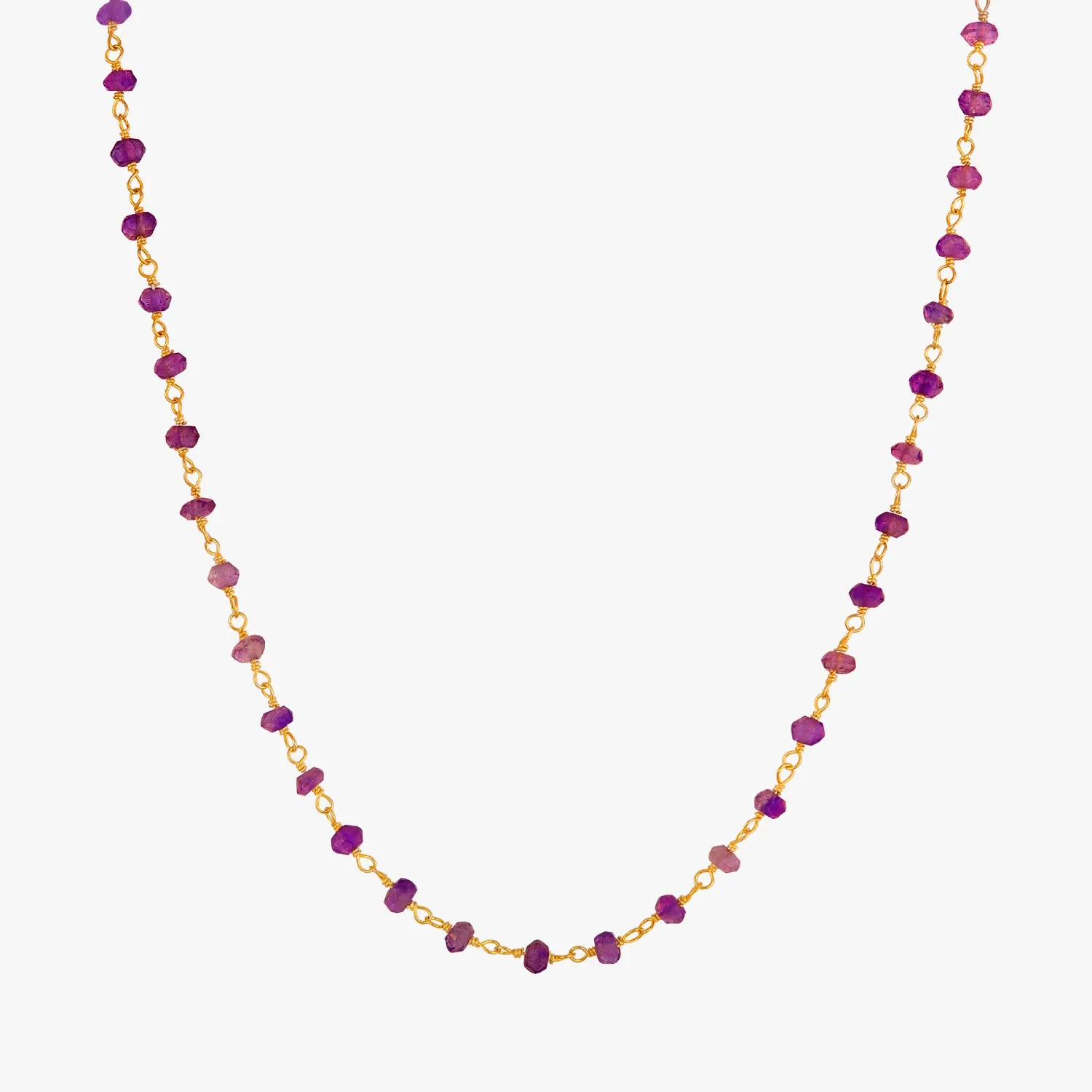 Amethyst Rosary Choker