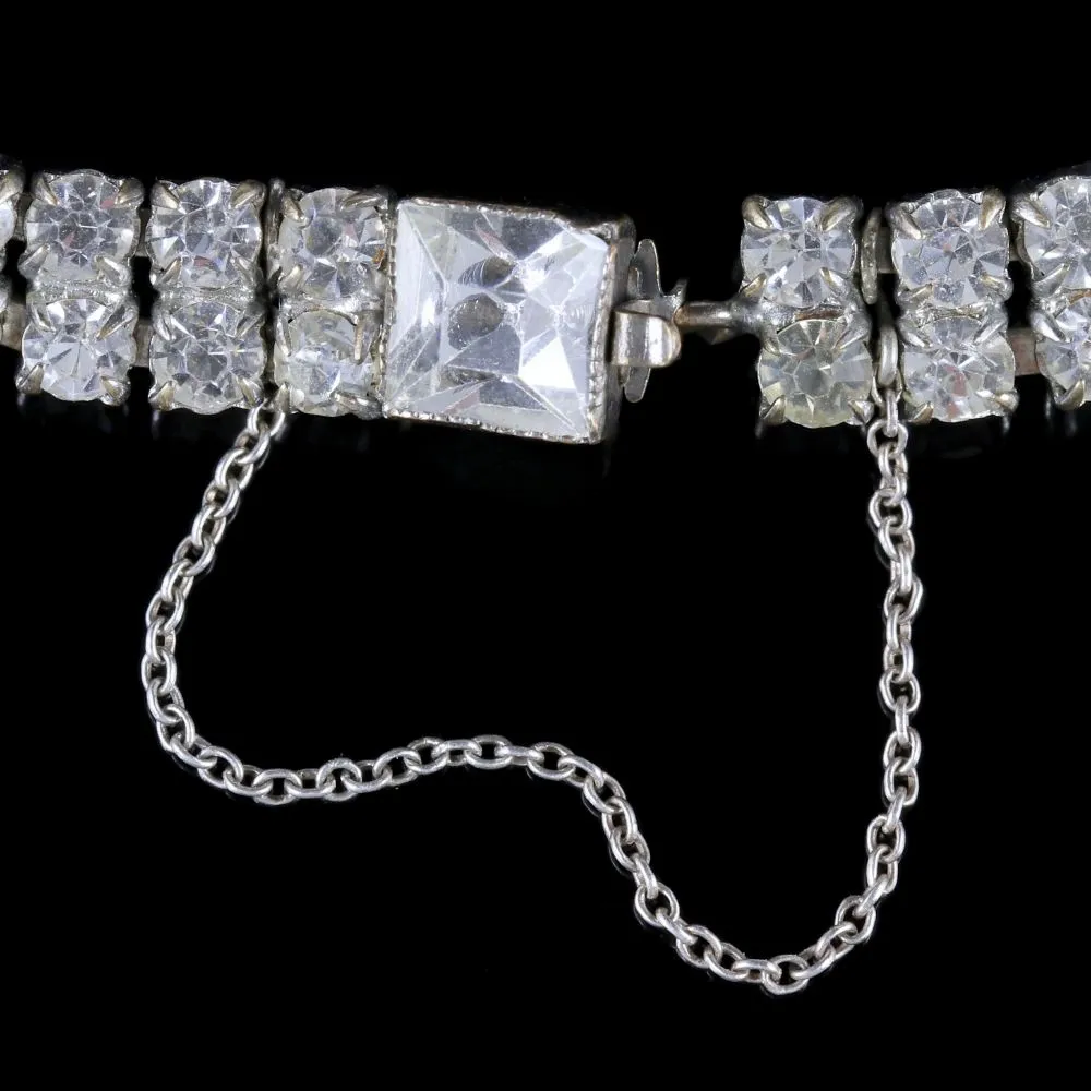 Antique Victorian Suffragette Bracelet Paste Circa 1900