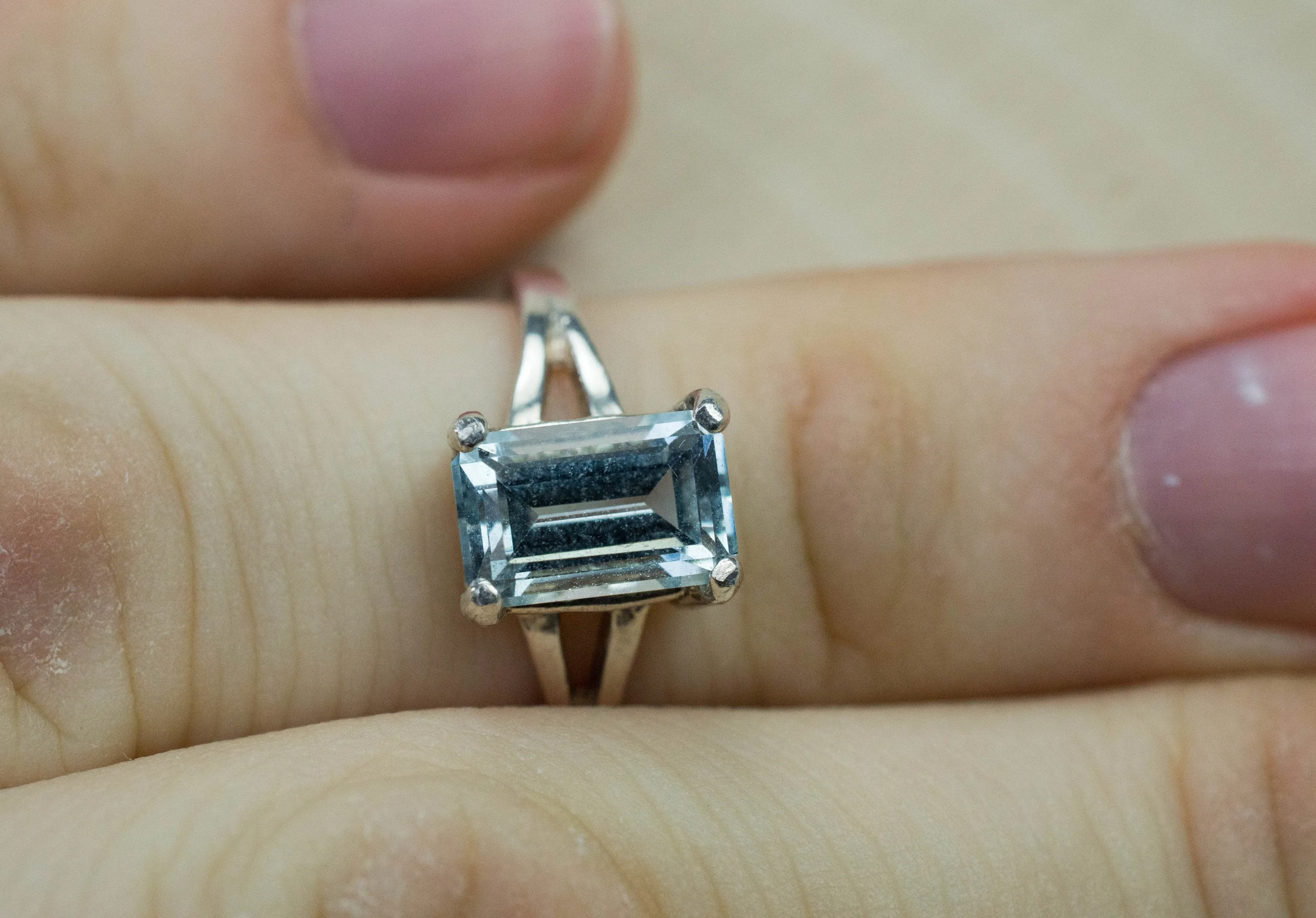 Aquamarine Ring, Genuine Untreated Brazilian Aquamarine; 1.790cts