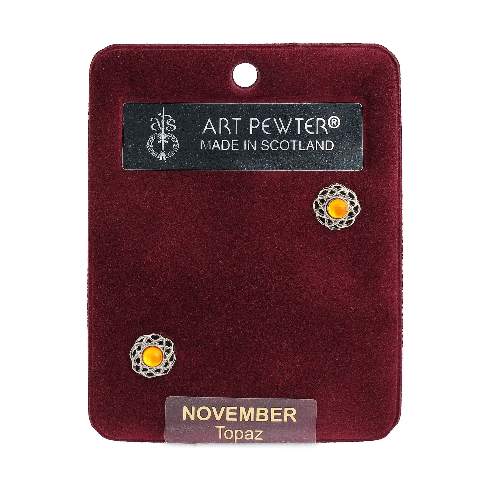 Art Pewter Earrings November