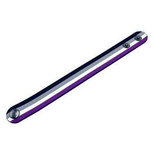 Asexual Striped Rubber Bracelet