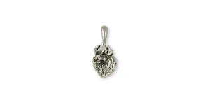 Australian Shepherd Pendant Jewelry Sterling Silver Handmade Dog Pendant AU12-P