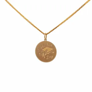 Baikalla 14k Yellow Gold Graduation Day Pendant Necklace