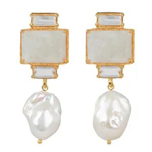 Bambina Earrings White