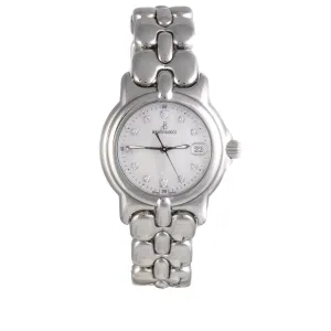 Bertolucci Vir Stainless Steel with MOP Diamond Dial 28mm Quartz (Final Sale)