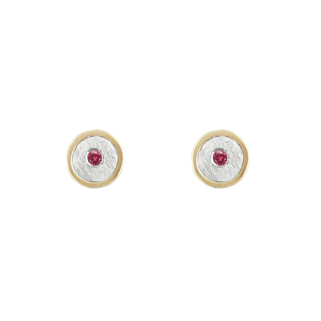 BIRTHSTONE 14K GOLD STUD EARRINGS - CUSTOM