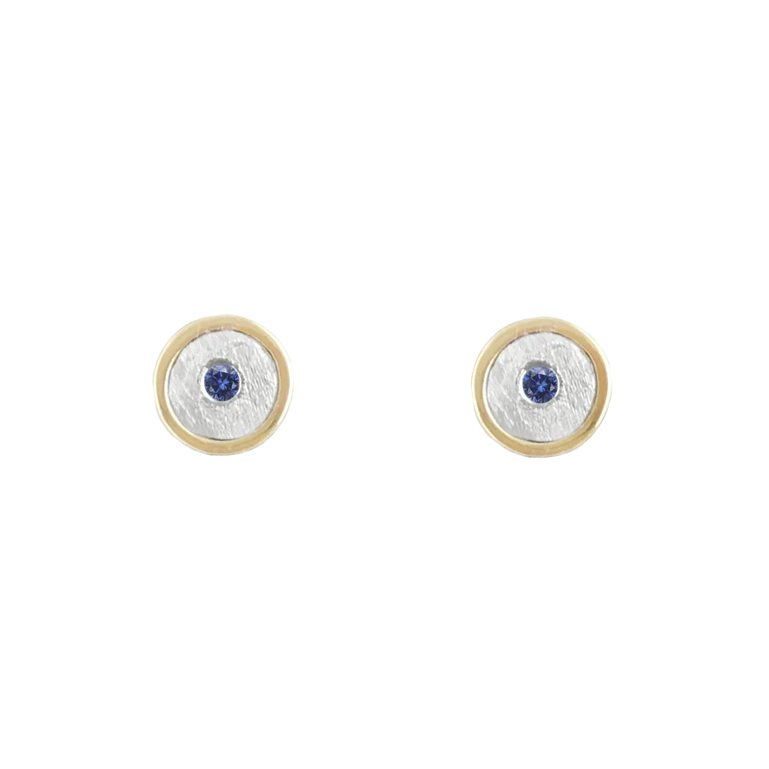 BIRTHSTONE 14K GOLD STUD EARRINGS - CUSTOM