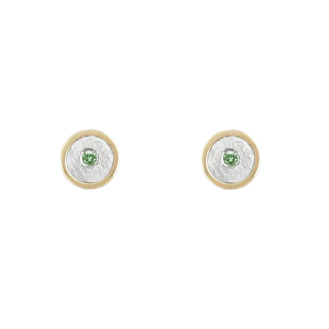BIRTHSTONE 14K GOLD STUD EARRINGS - CUSTOM