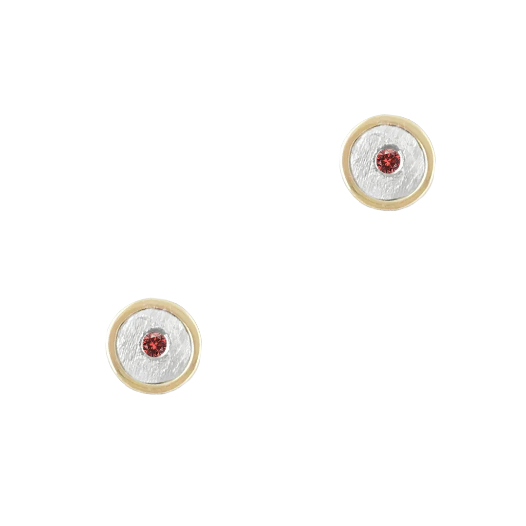 BIRTHSTONE 14K GOLD STUD EARRINGS - CUSTOM