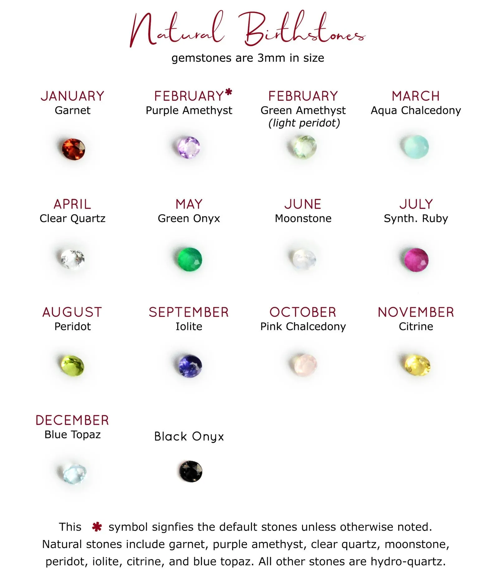 Bloom Custom Birthstone Drop Earrings