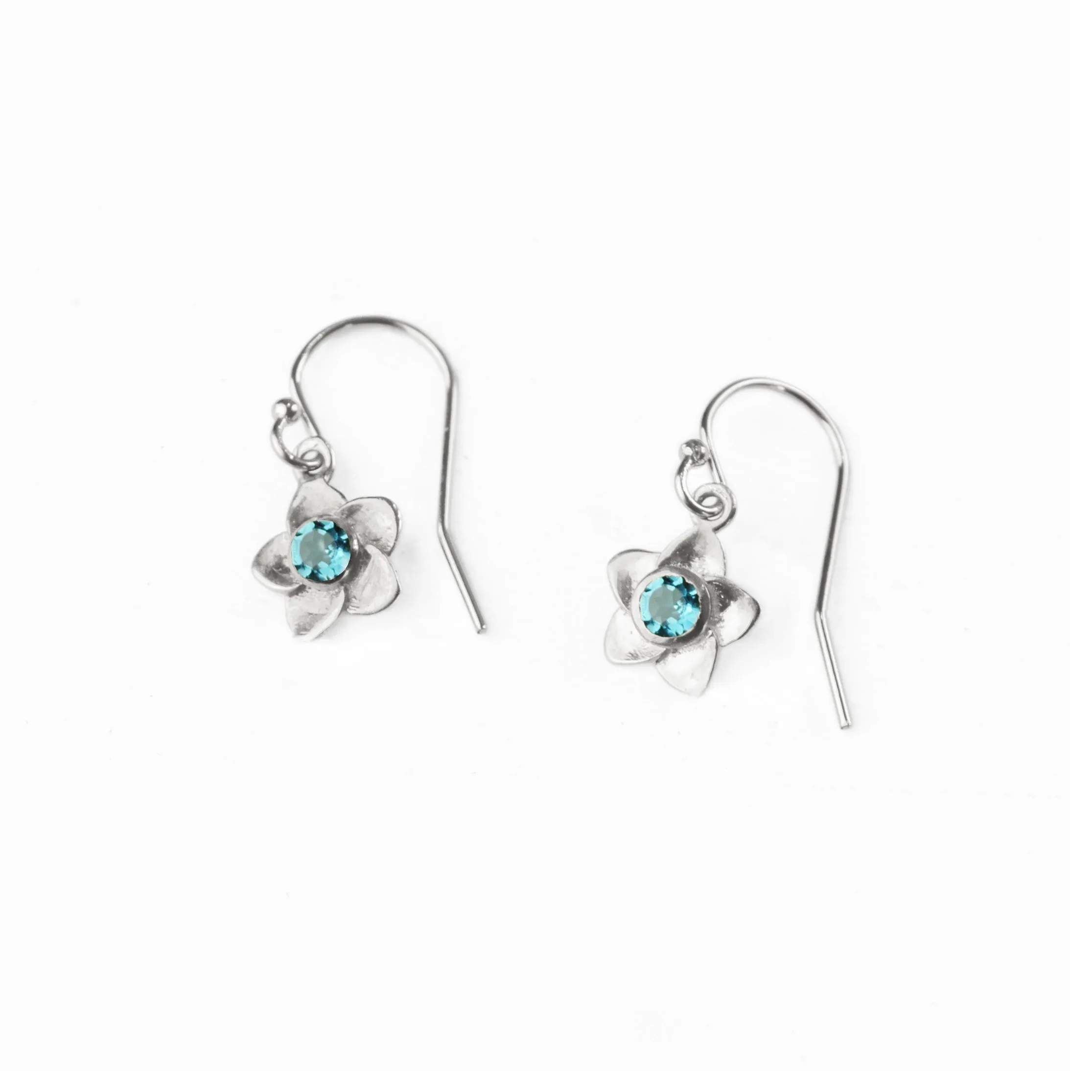 Bloom Custom Birthstone Drop Earrings