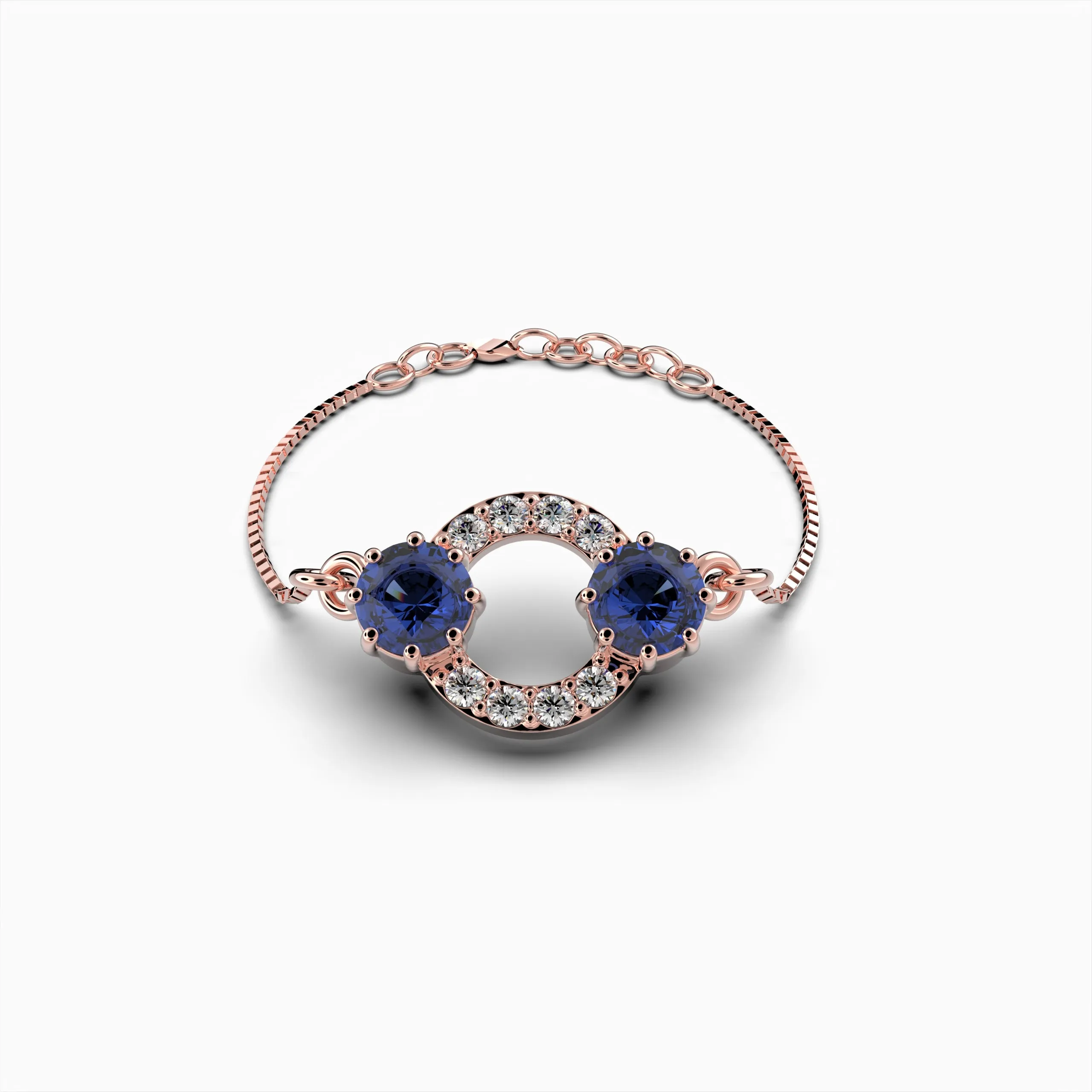 Blue Sapphire Bracelet - Stefaniya