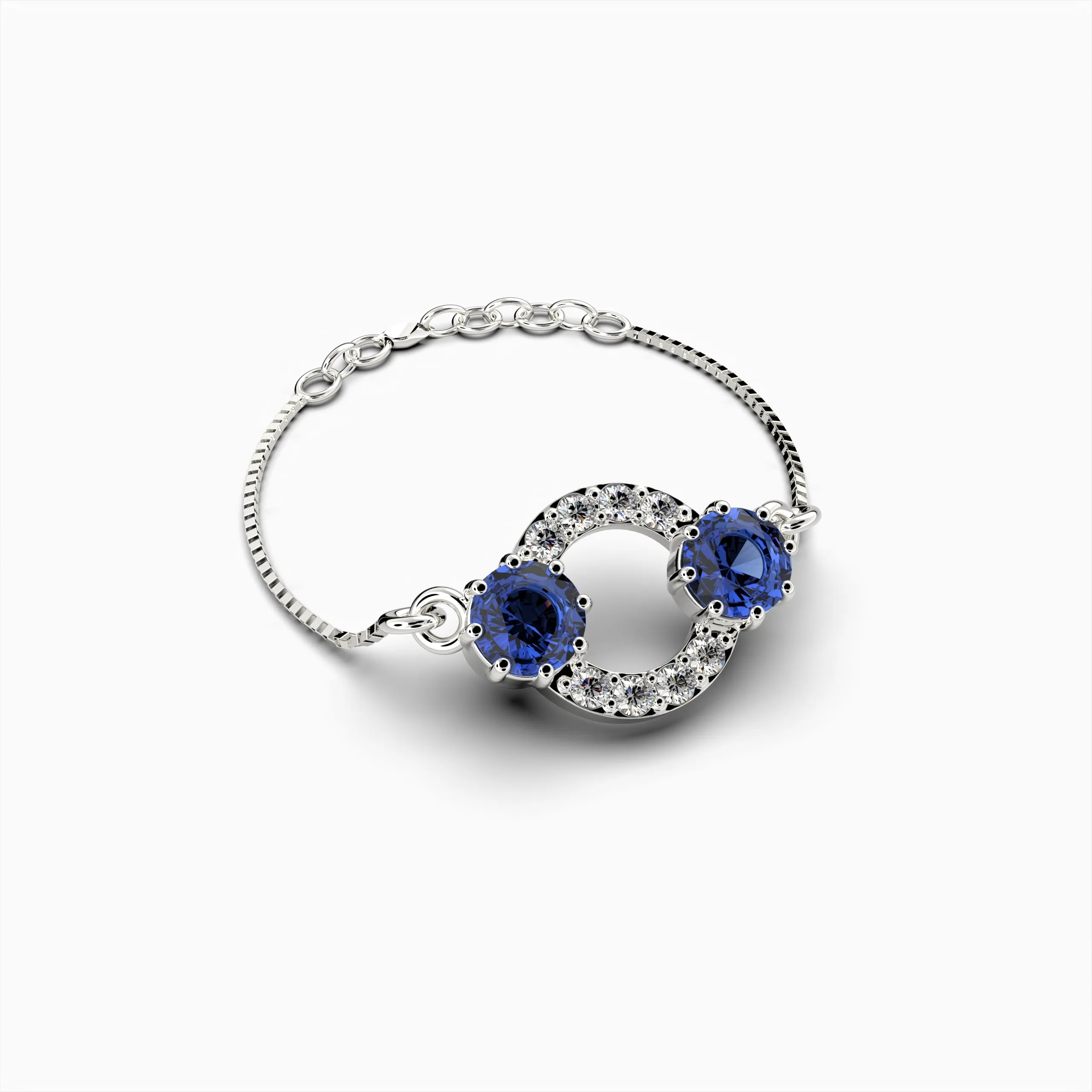 Blue Sapphire Bracelet - Stefaniya