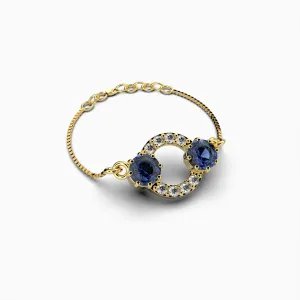 Blue Sapphire Bracelet - Stefaniya