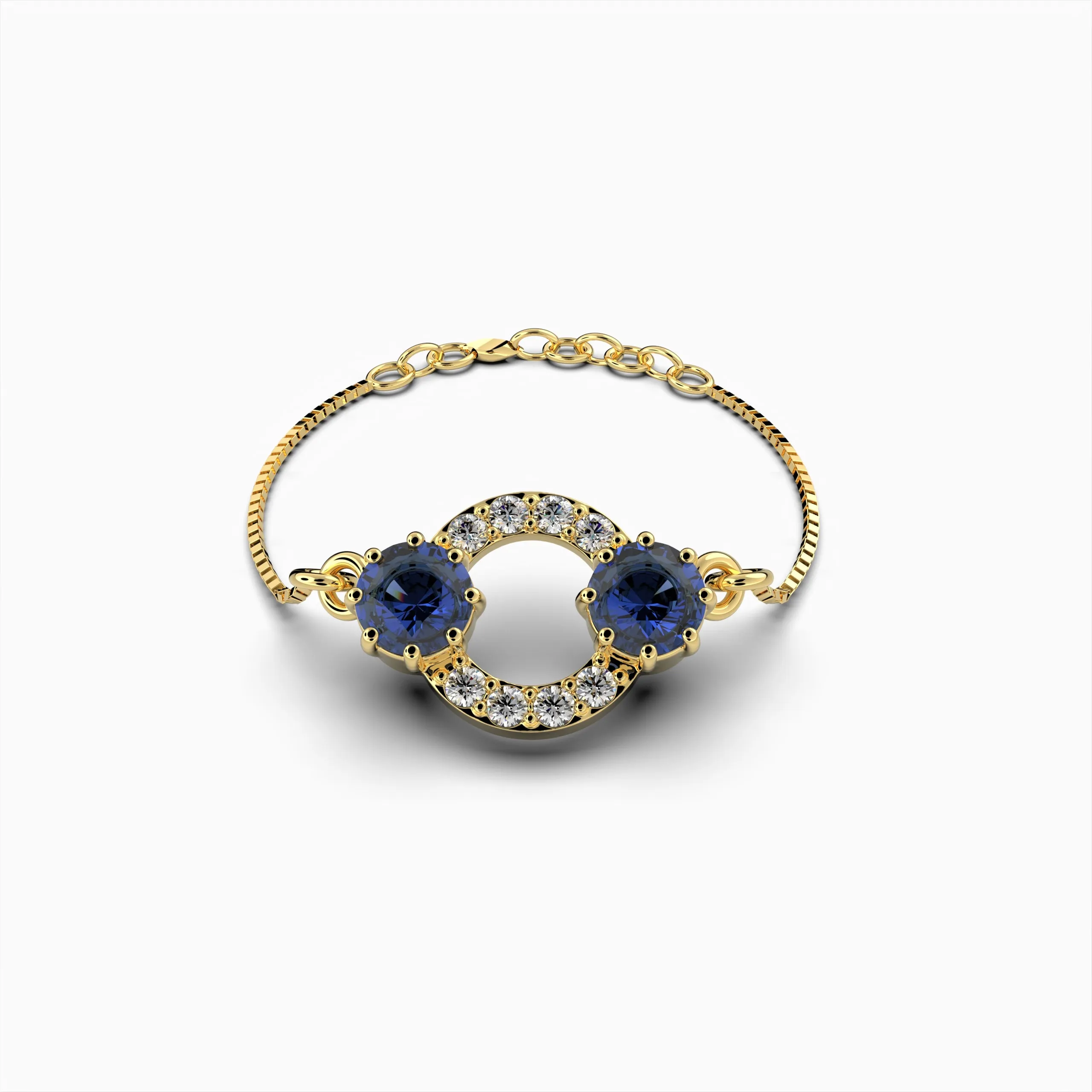 Blue Sapphire Bracelet - Stefaniya