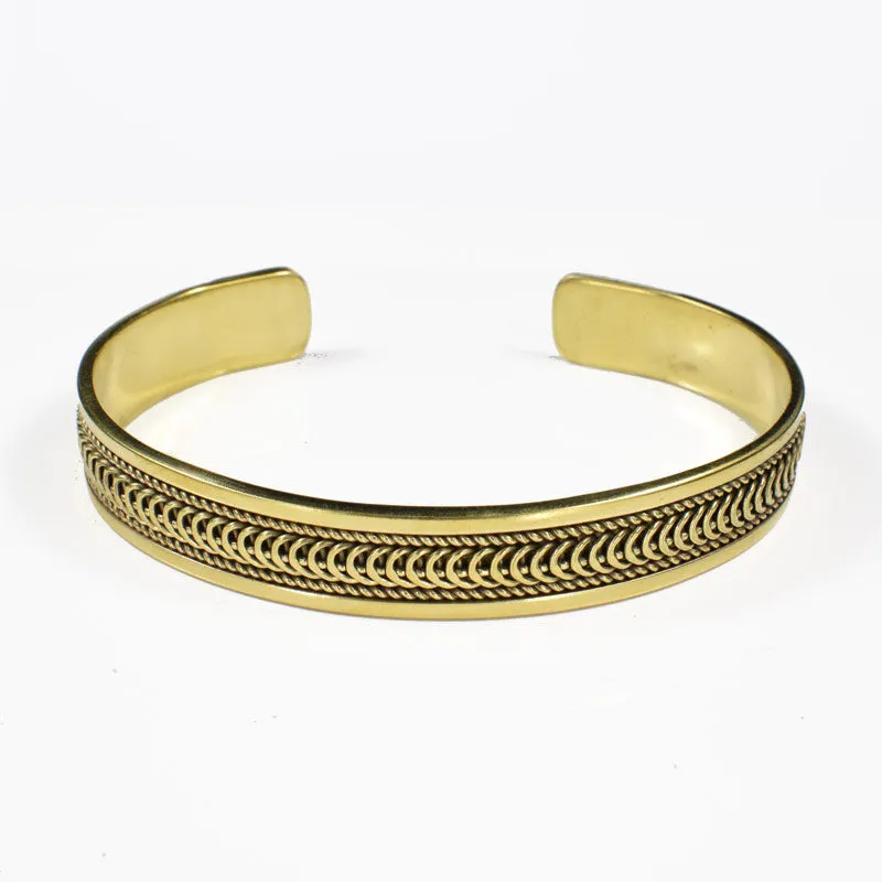 Brass Cuff Bracelet