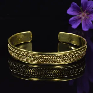 Brass Cuff Bracelet