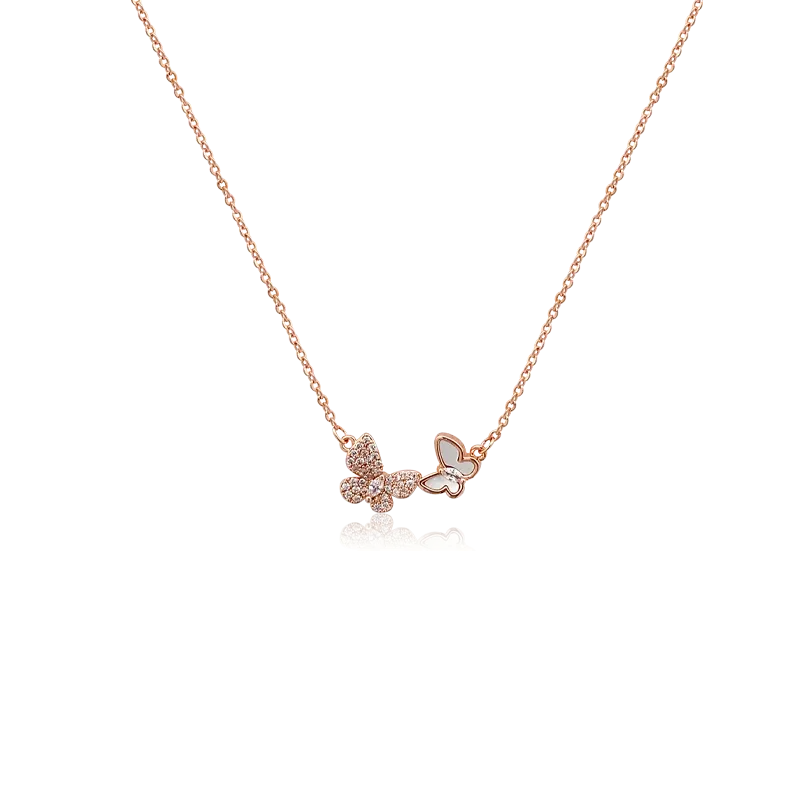 Butterfly Cubic Zirconia  Necklace