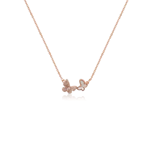 Butterfly Cubic Zirconia  Necklace