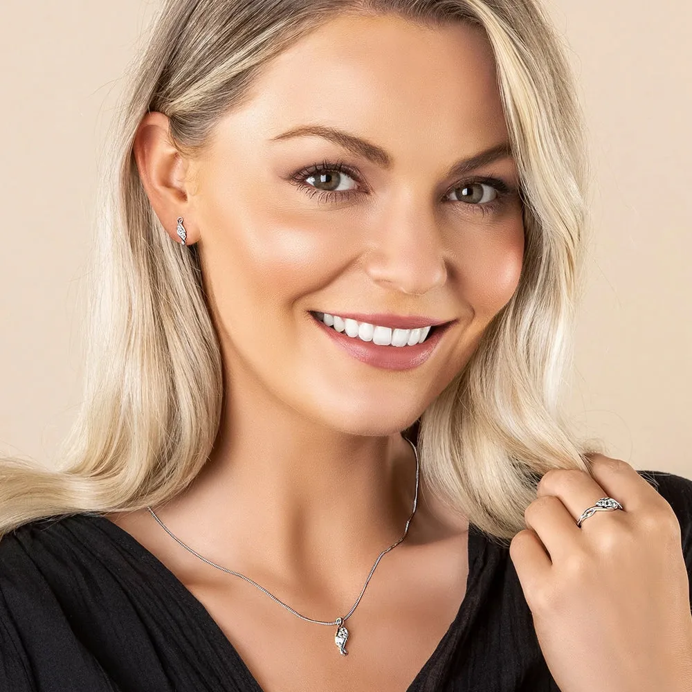 Clogau Past Present Future Silver Pendant 3SPPFP