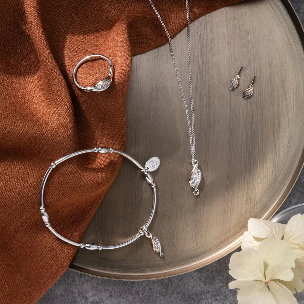Clogau Past Present Future Silver Pendant 3SPPFP