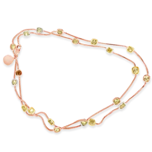 Colored Diamond Estate Necklace