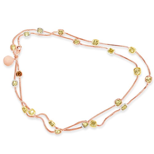 Colored Diamond Estate Necklace