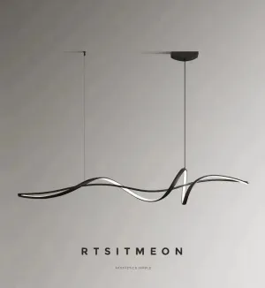Creative LED restaurant pendant lamp Simple modern designer Minimal bar table lamp Personality Italian dining room lamp
