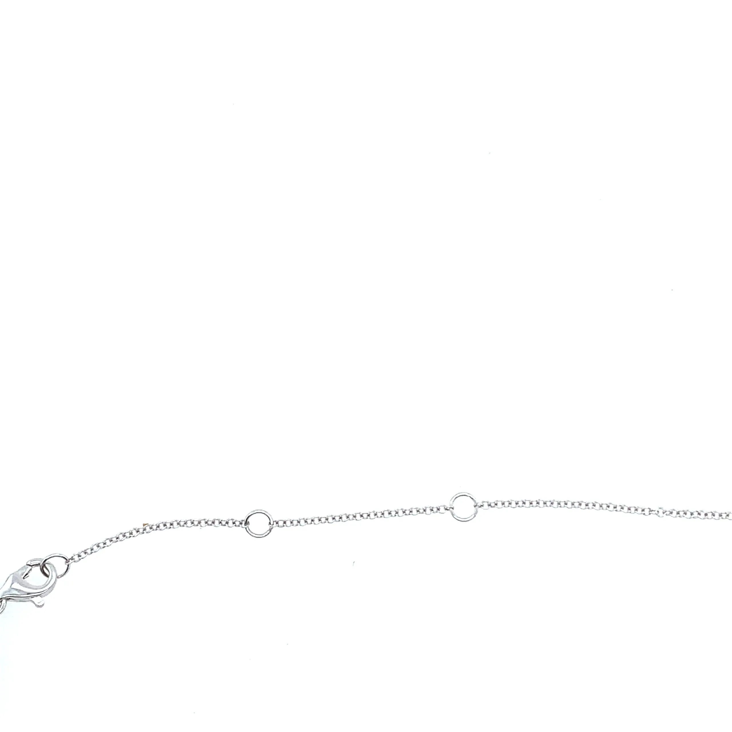 Diamond Bezel Chandelier Necklace