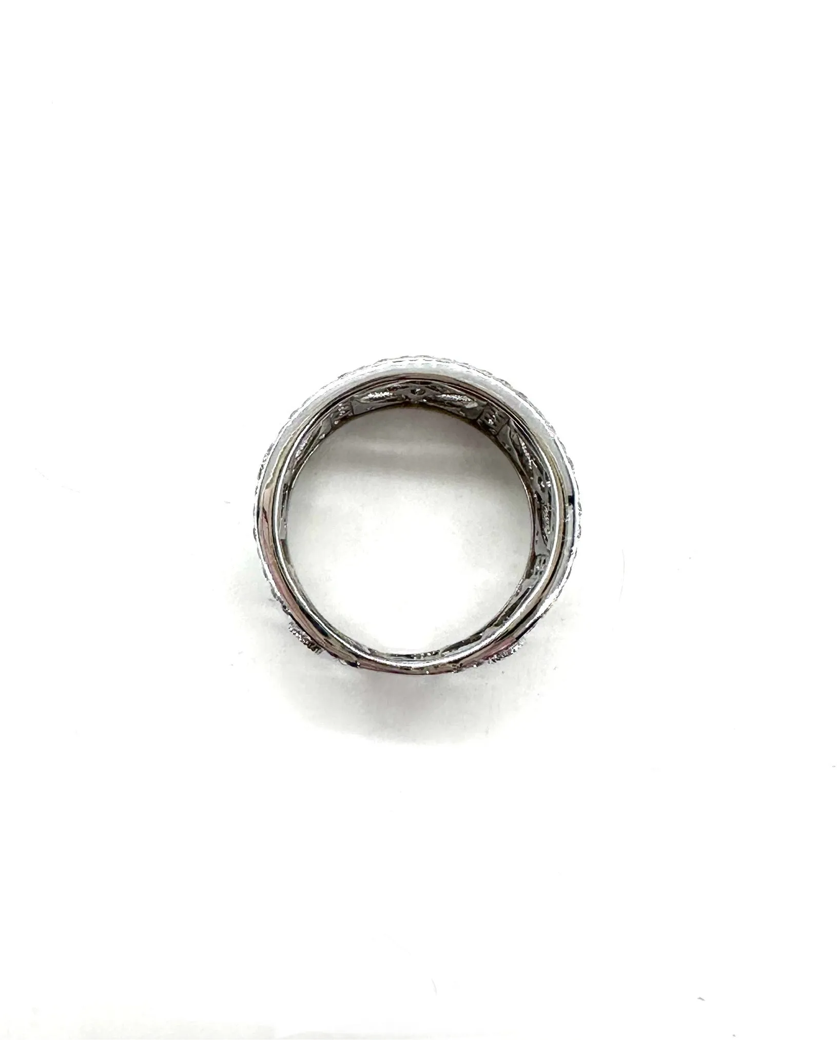 Diamond Cross cutout ring