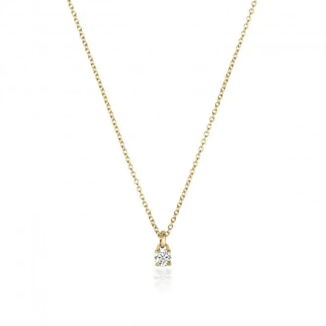 Diamond Jewellery 18ct Gold Diamond Necklace NDQ149