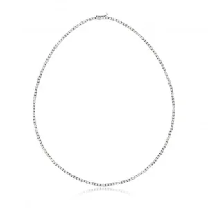 Diamond Jewellery 18ct White Gold Diamond Necklace NDQ808W/FG6