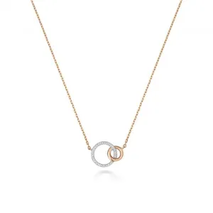 Diamond Jewellery 9ct Rose Gold Diamond Necklace with 0.04 Carat Pendant ND145R