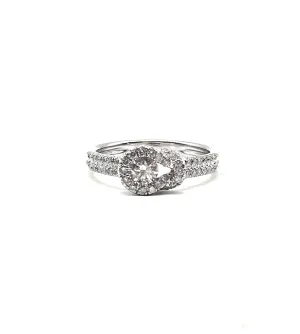 Diamond knot buckle ring