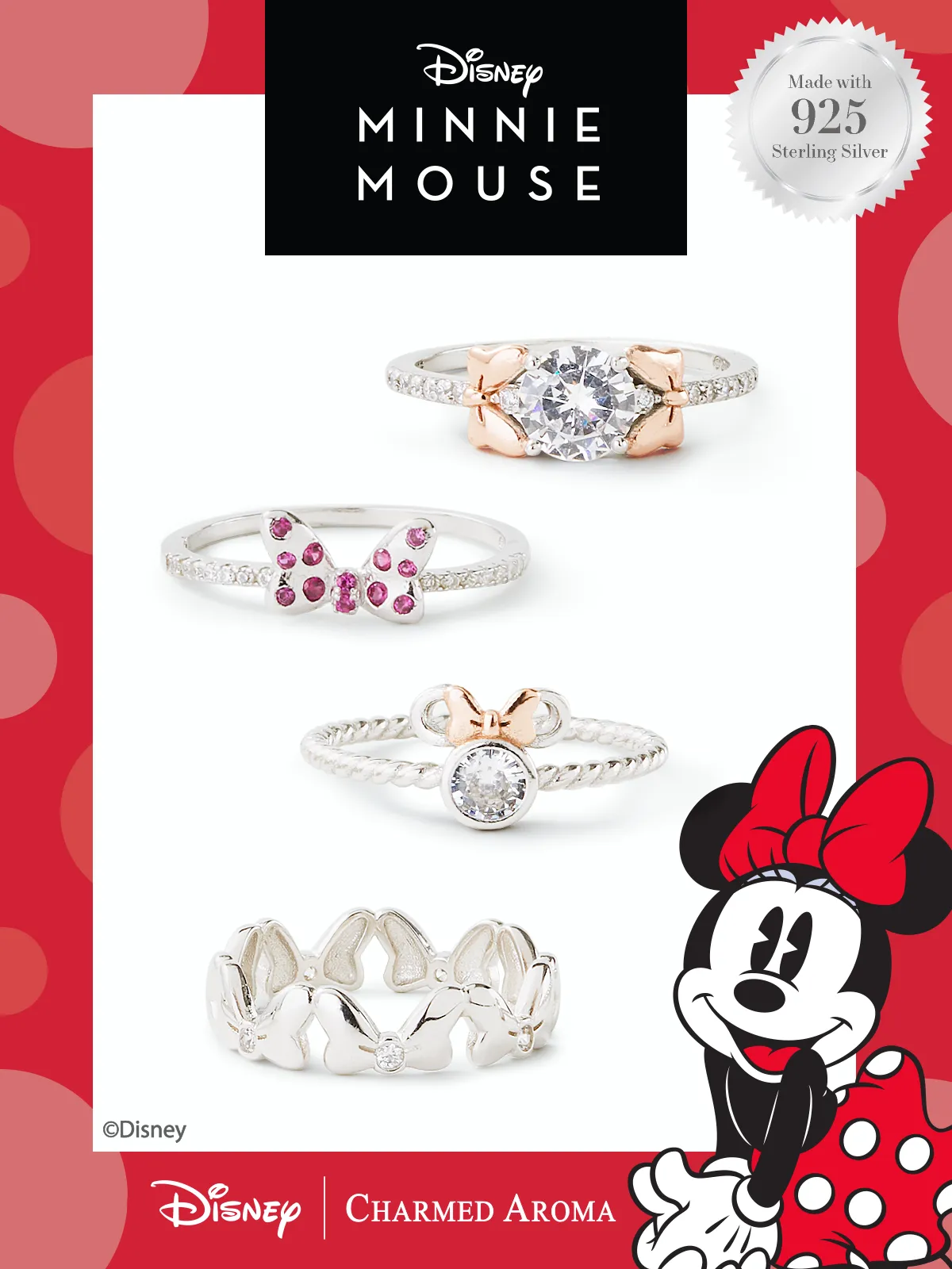 Disney® Minnie Mouse Candle - Minnie Mouse Ring Collection