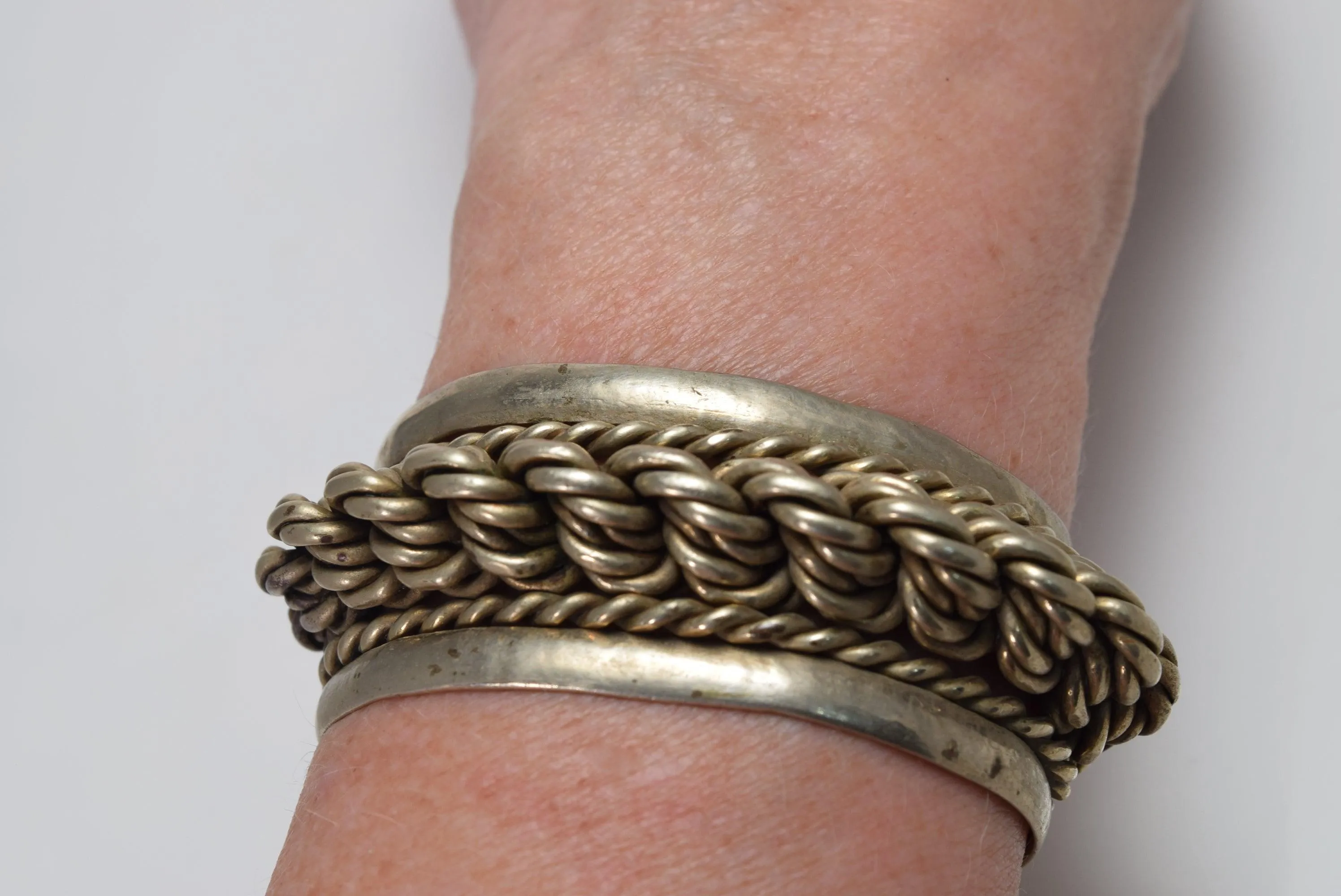 Egyptian Braided Cuff Bracelet