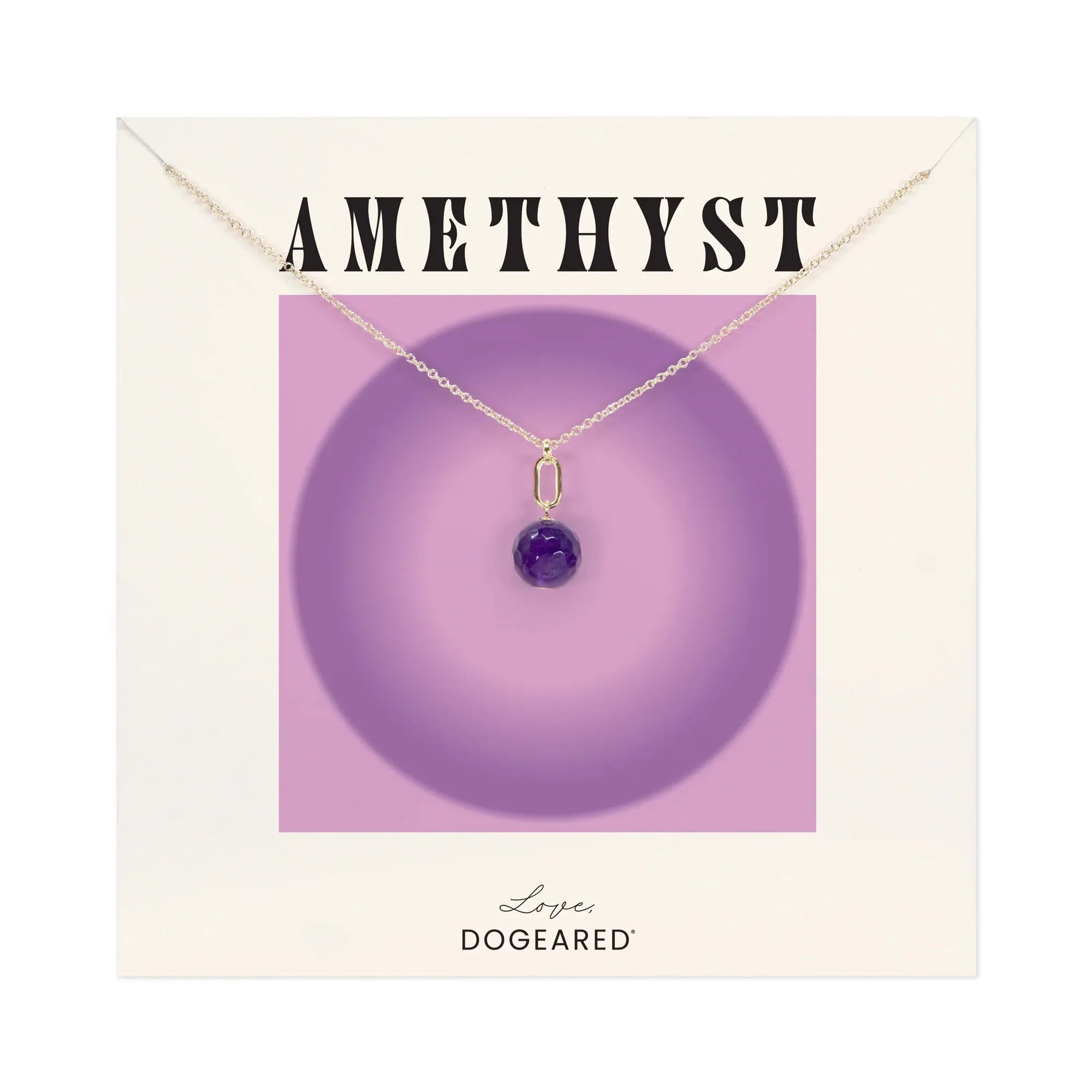 February Birthstone Amethyst Necklace