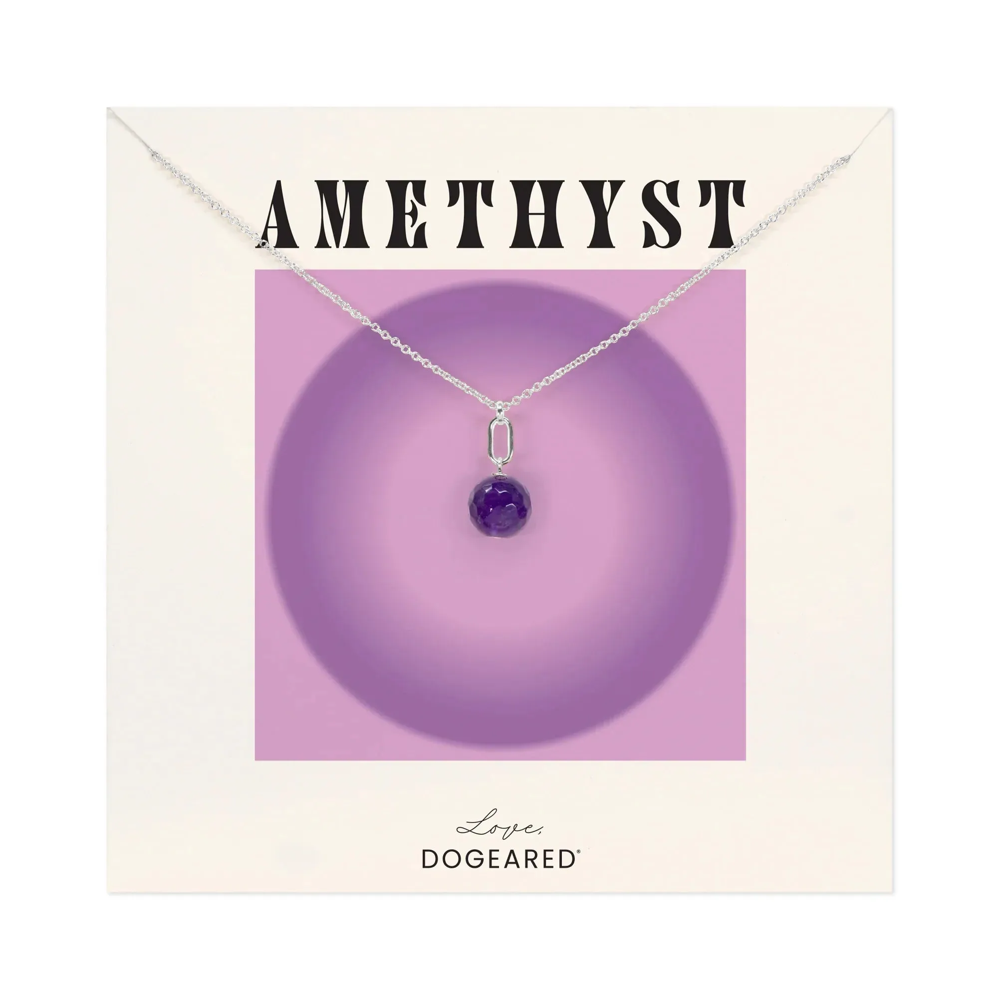 February Birthstone Amethyst Necklace