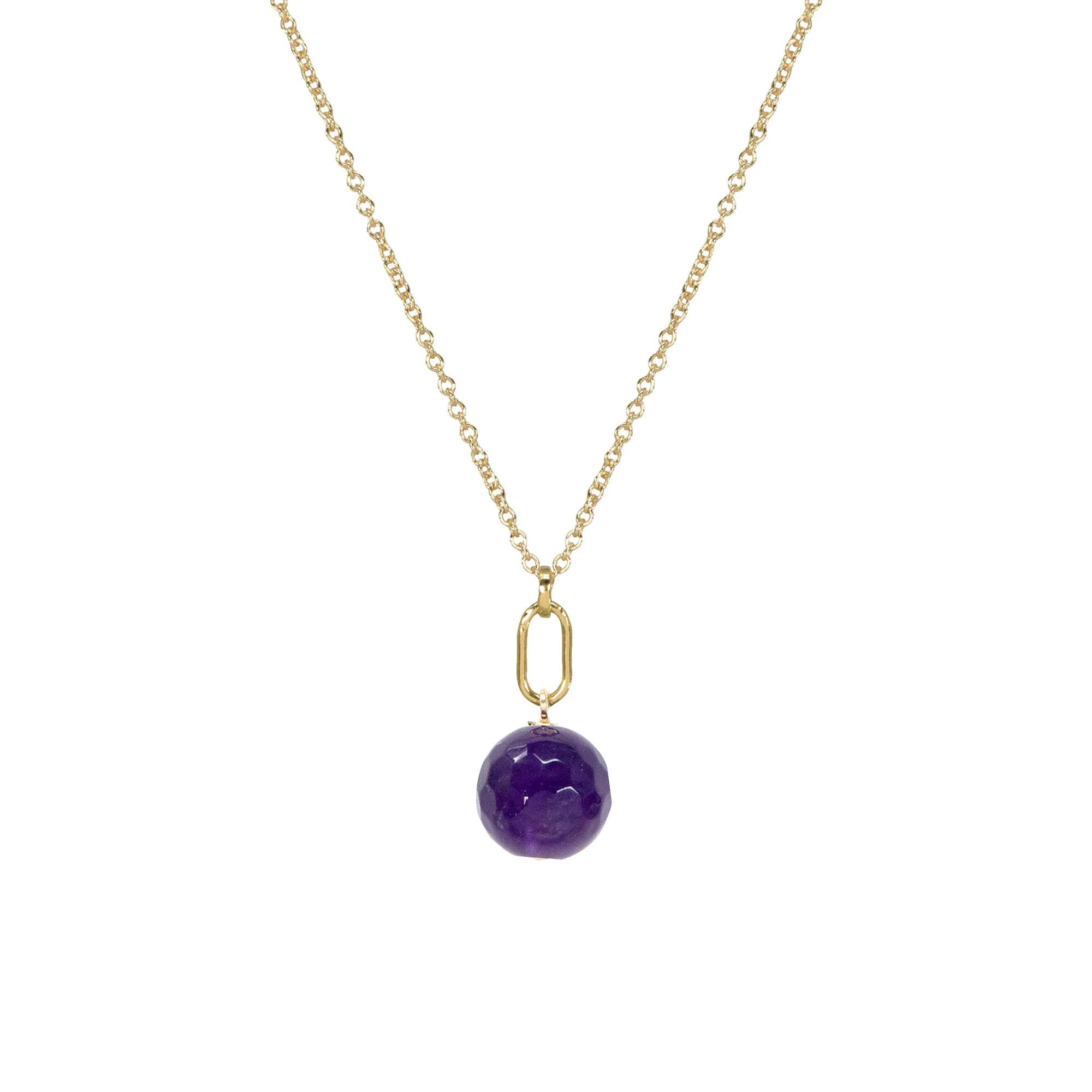 February Birthstone Amethyst Necklace