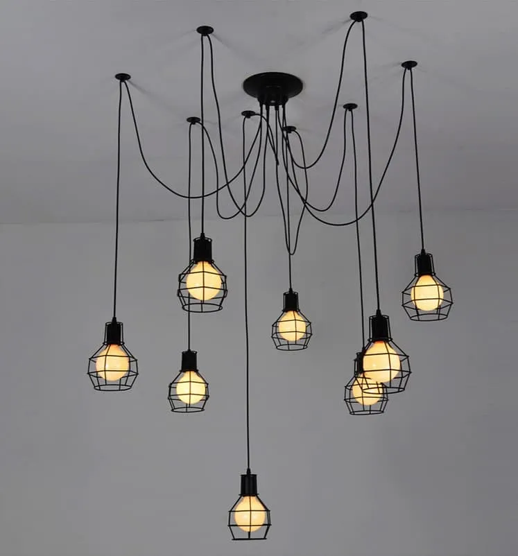 Filippa Pulley Cage Industrial Pendant Lamp